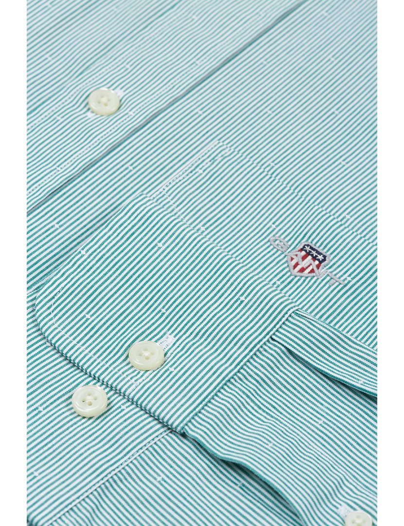 Camisa de manga comprida riscas Amarelo