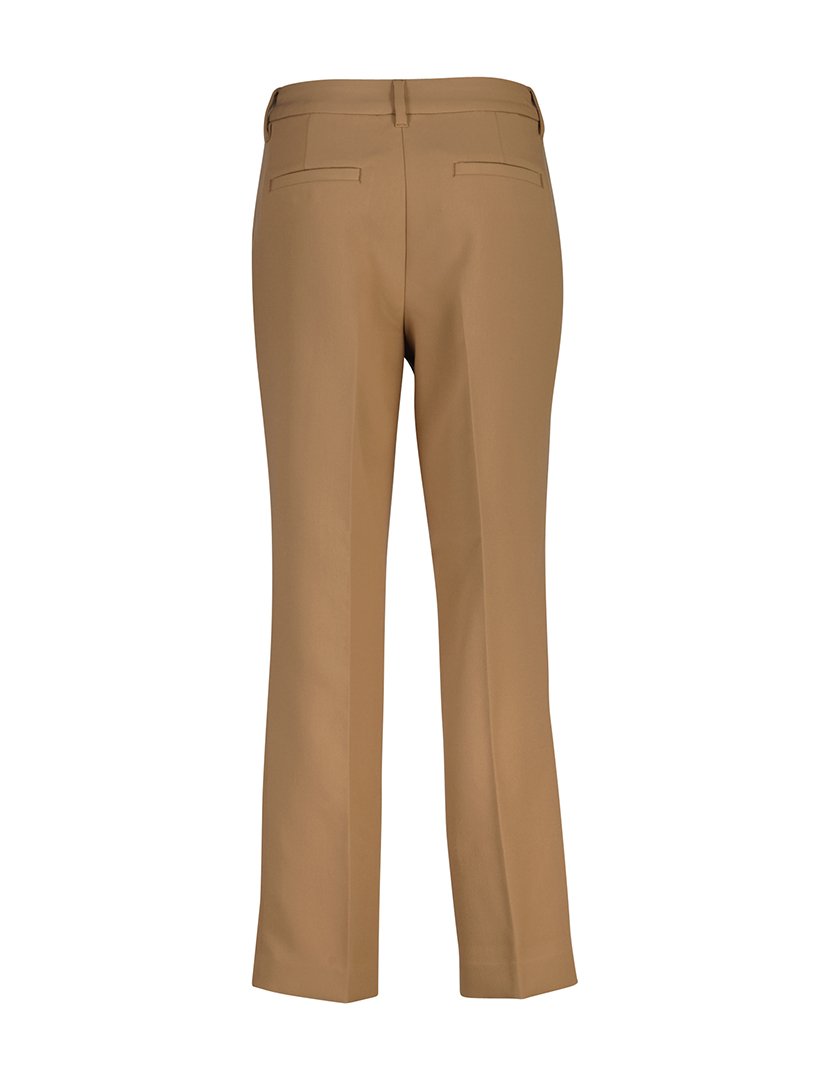 Calças fluid slim slack Castanho