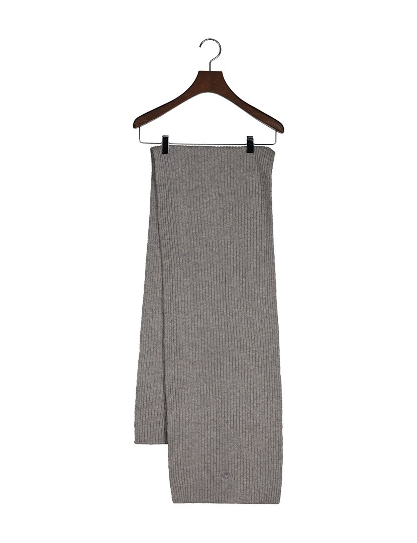 Cachecol de lã Cinzento