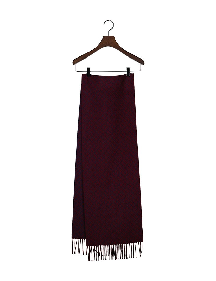 Cachecol de lã Rosa