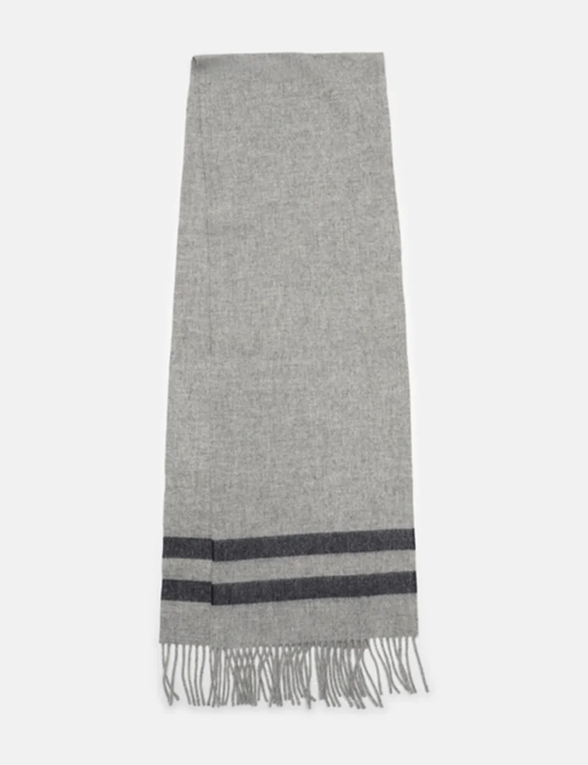 Cachecol de lã Cinzento