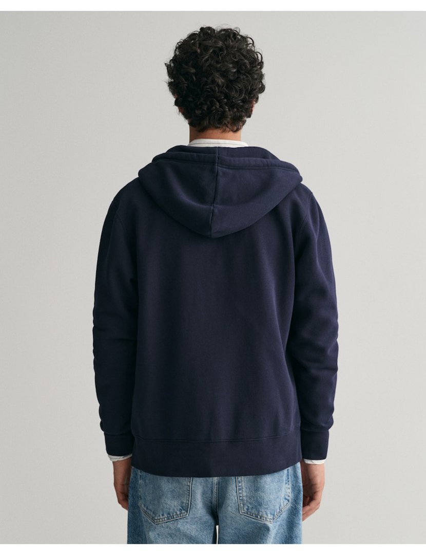 Sweatshirt com fecho Azul