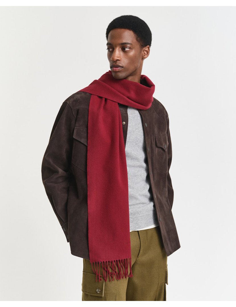 Cachecol de lã Vermelho