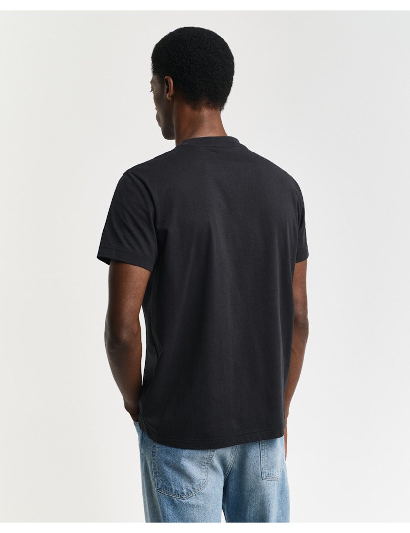 T-shirt Tonal Shield Preto