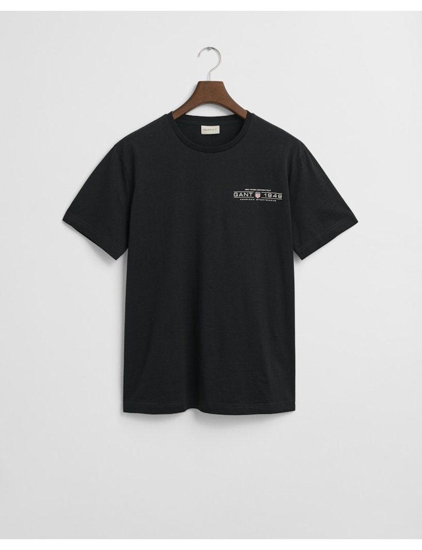 T-shirt Printed Graphics Preto