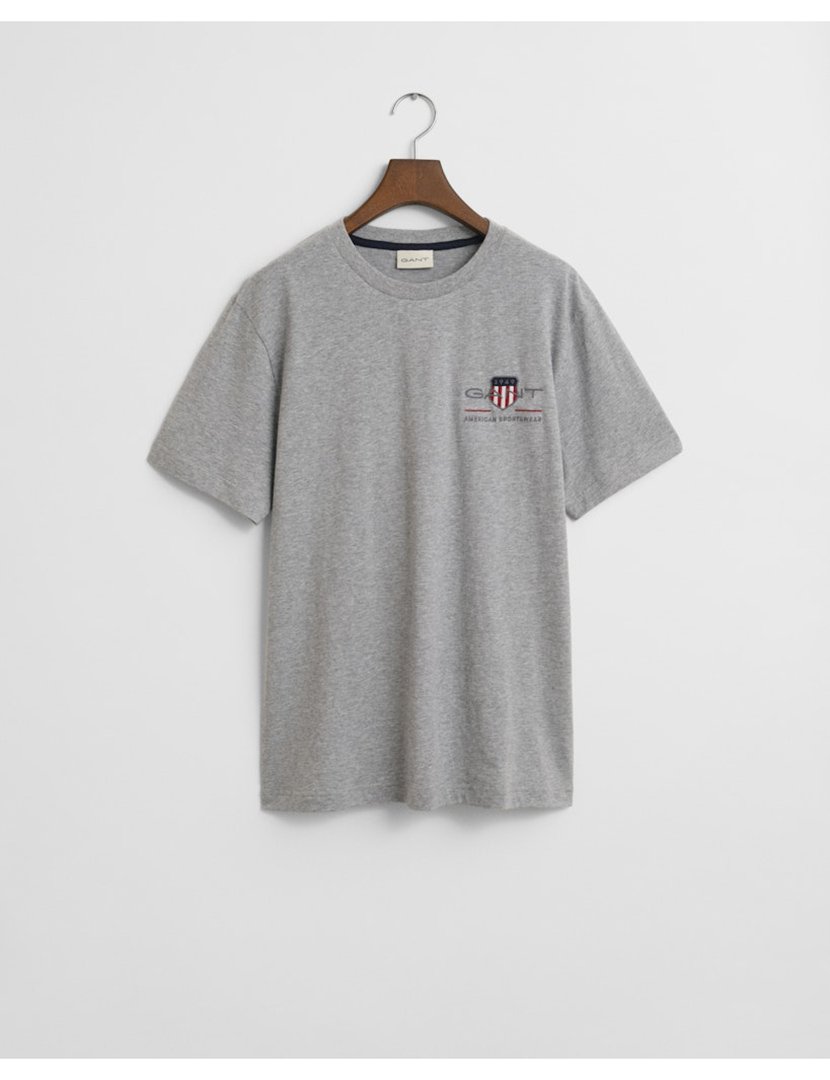 T-shirt Archive Shield Cinzento