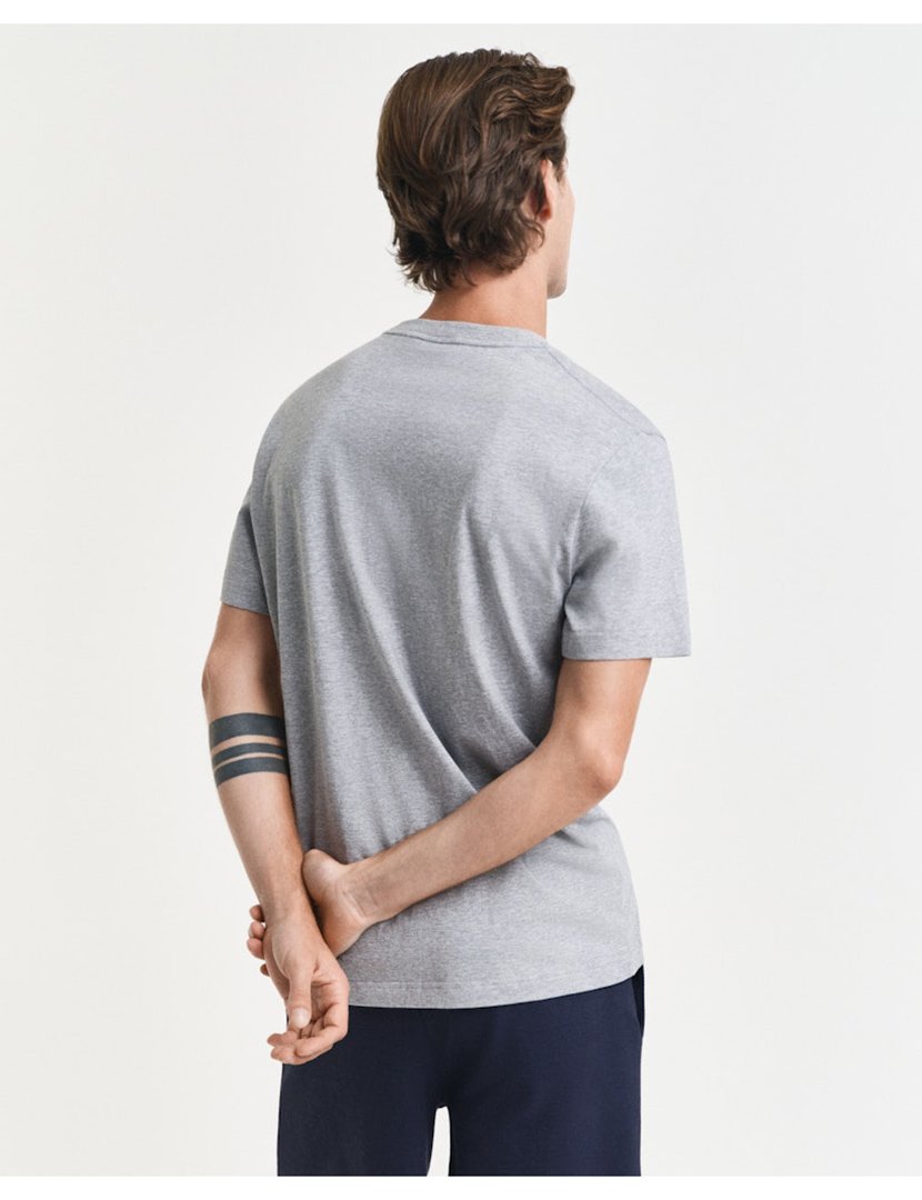 T-shirt Archive Shield Cinzento