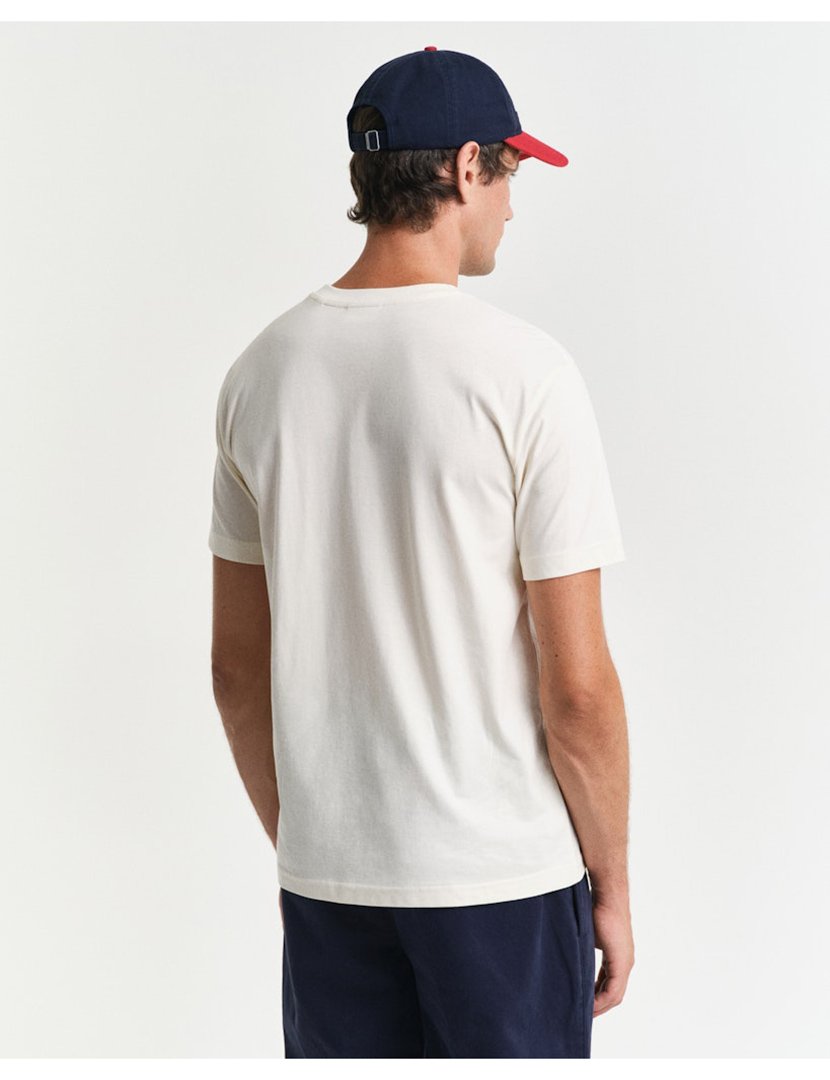 T-shirt Small Graphic Bege