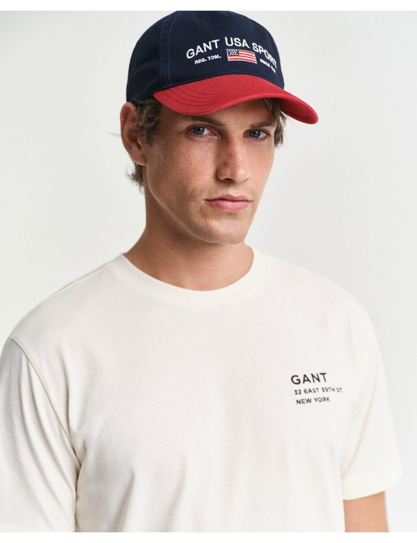 T-shirt Small Graphic Bege