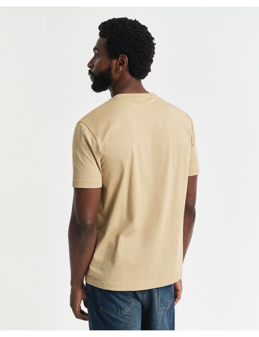 T-shirt Printed Graphics Castanho