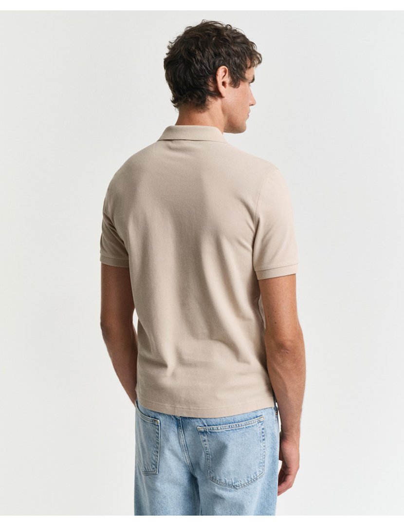 Pólo Clássico Regular Bege