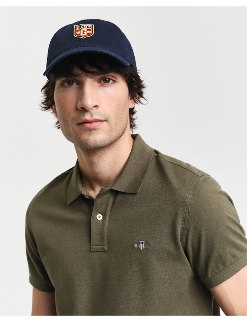 Pólo clássico slim Verde