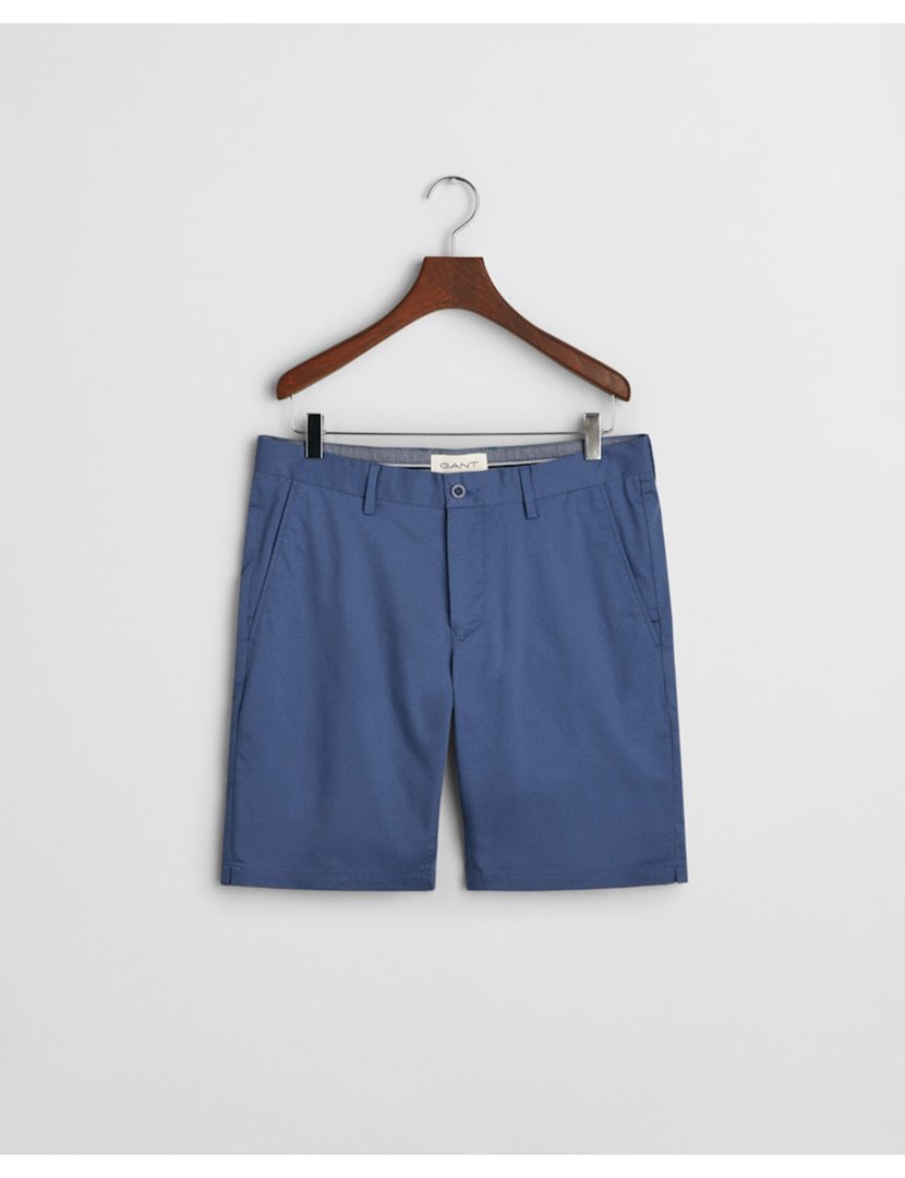 Calções chino slim sports Azul