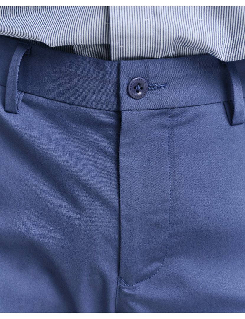 Calções chino slim sports Azul
