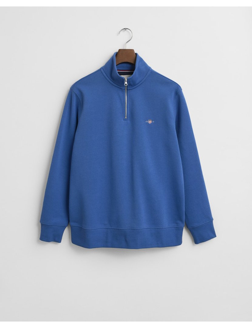 Sweathsirt half zip Azul