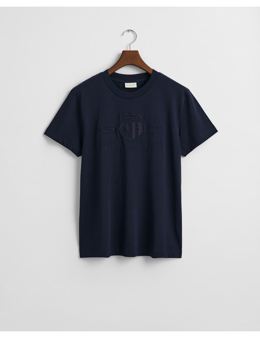 T-shirt Tonal Shield Azul
