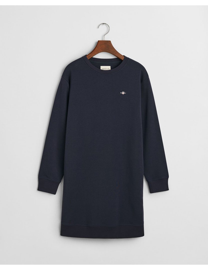 Vestido de malha mini Azul