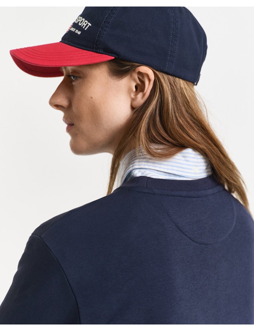 Vestido de malha mini Azul