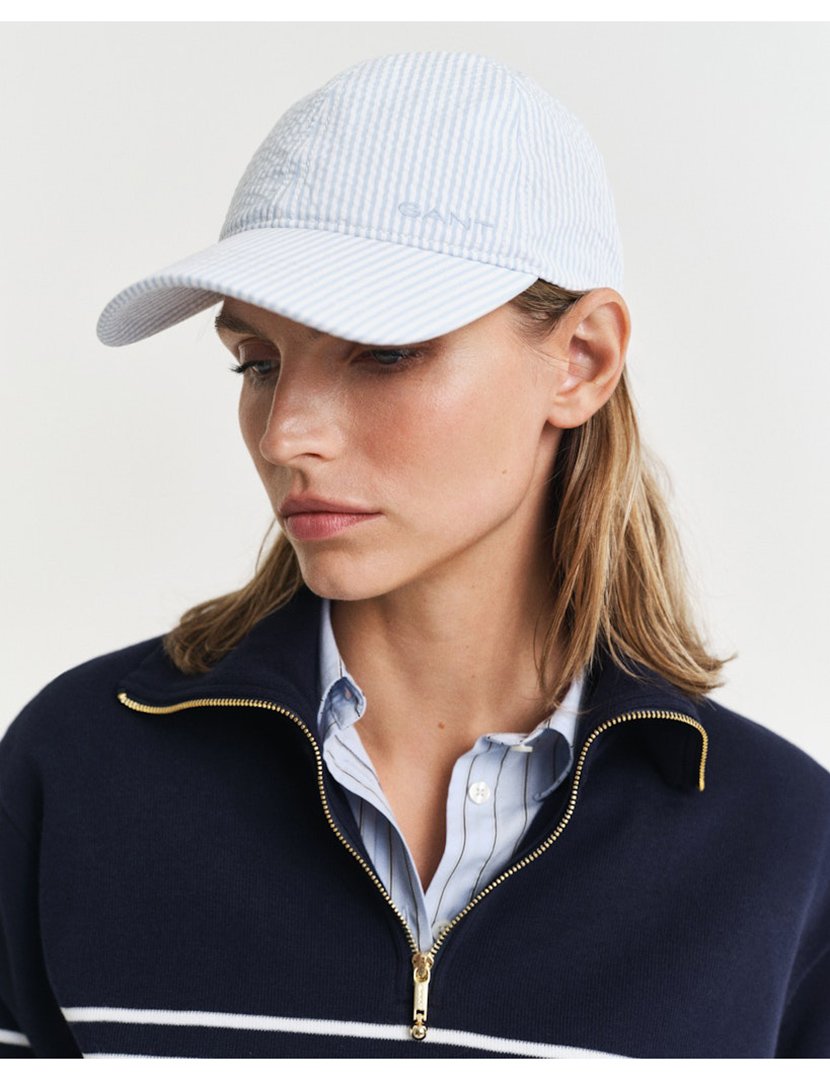 Blue Striped Cap