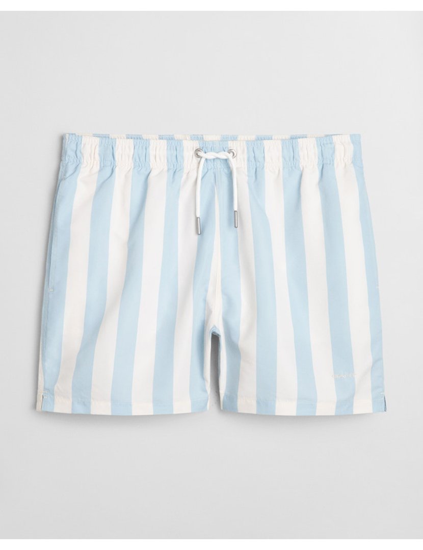 Calções de banho riscas Azul