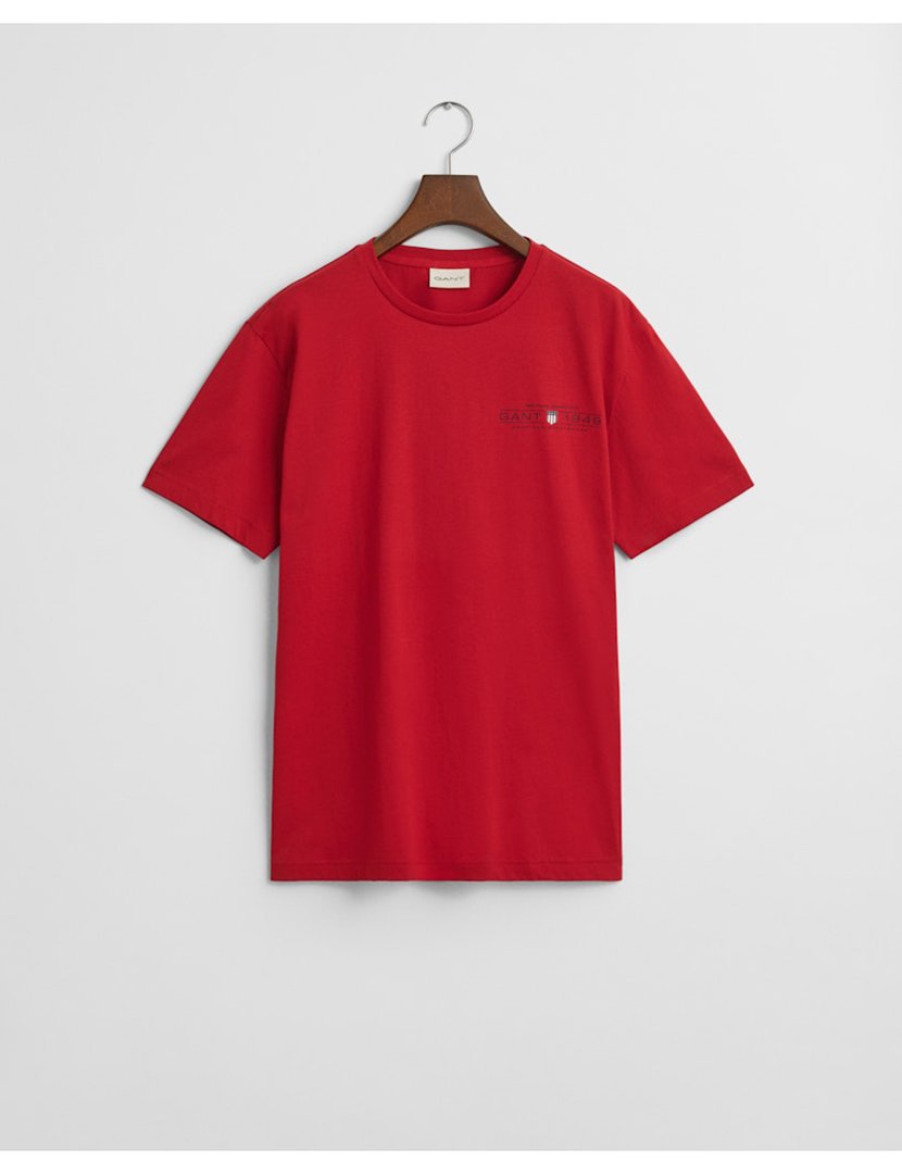 T-shirt Printed Graphics Vermelho