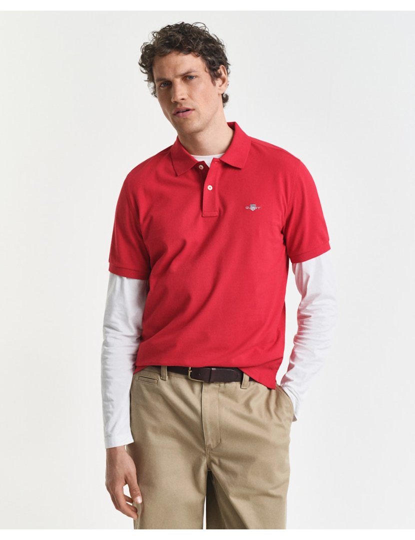 Pólo Clássico Regular Rosa