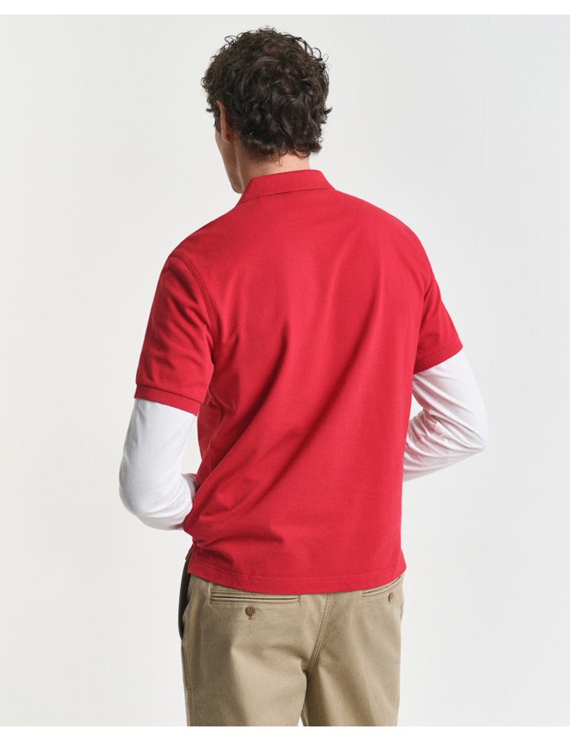 Pólo Clássico Regular Rosa