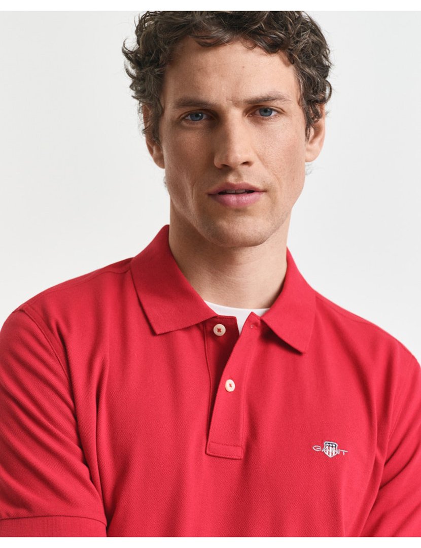 Pólo Clássico Regular Rosa