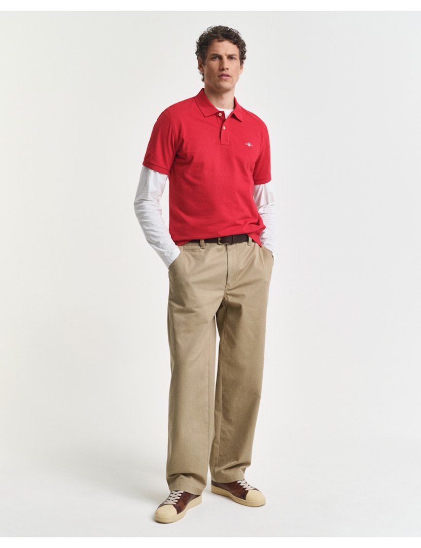 Pólo Clássico Regular Rosa