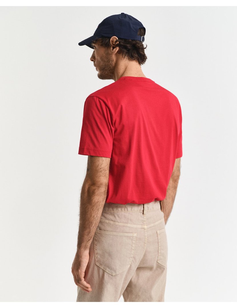 T-shirt Printed Graphics Vermelho