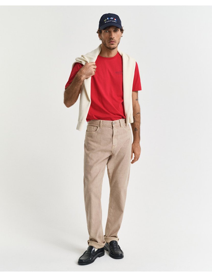 T-shirt Printed Graphics Vermelho