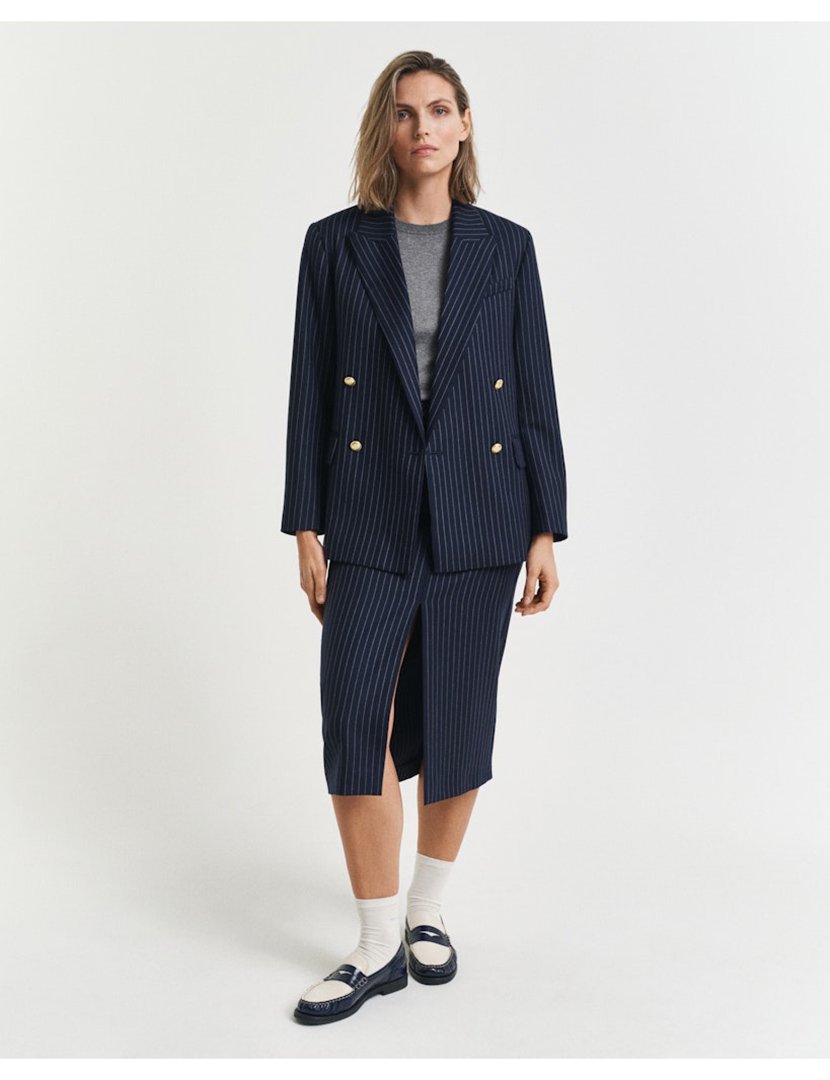 T-shirt de malha Cinzento