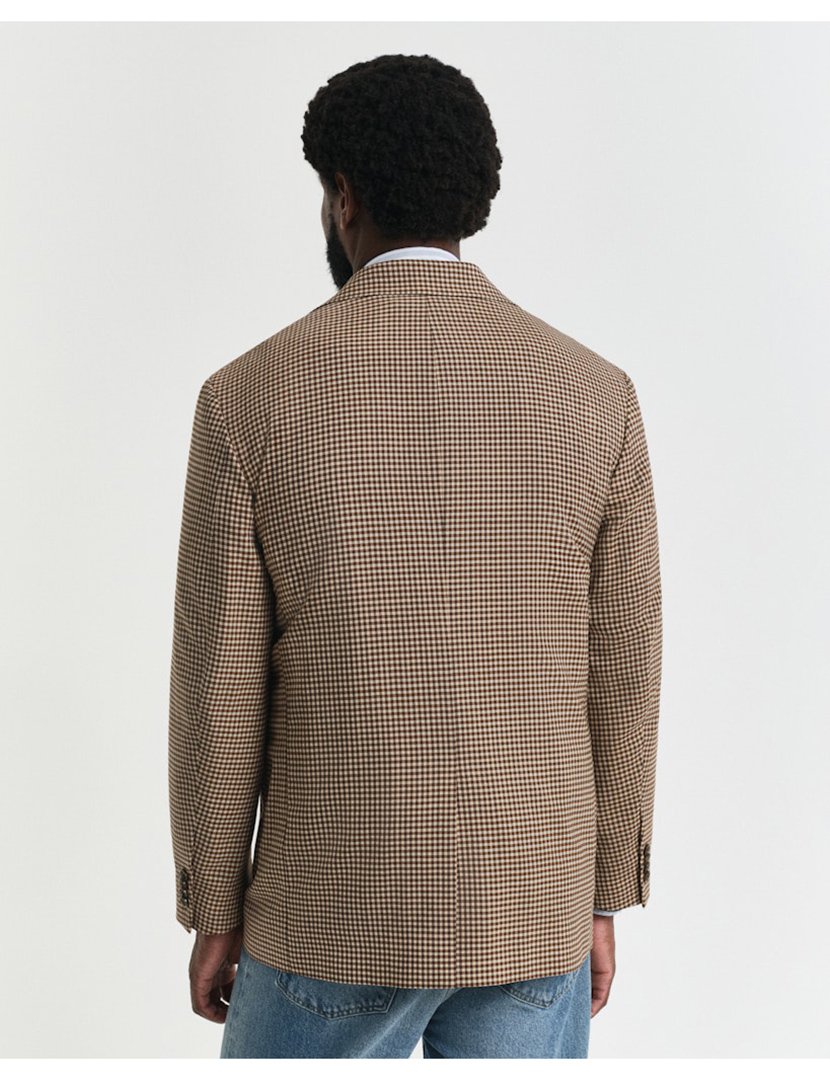 Blazer xadrez Castanho