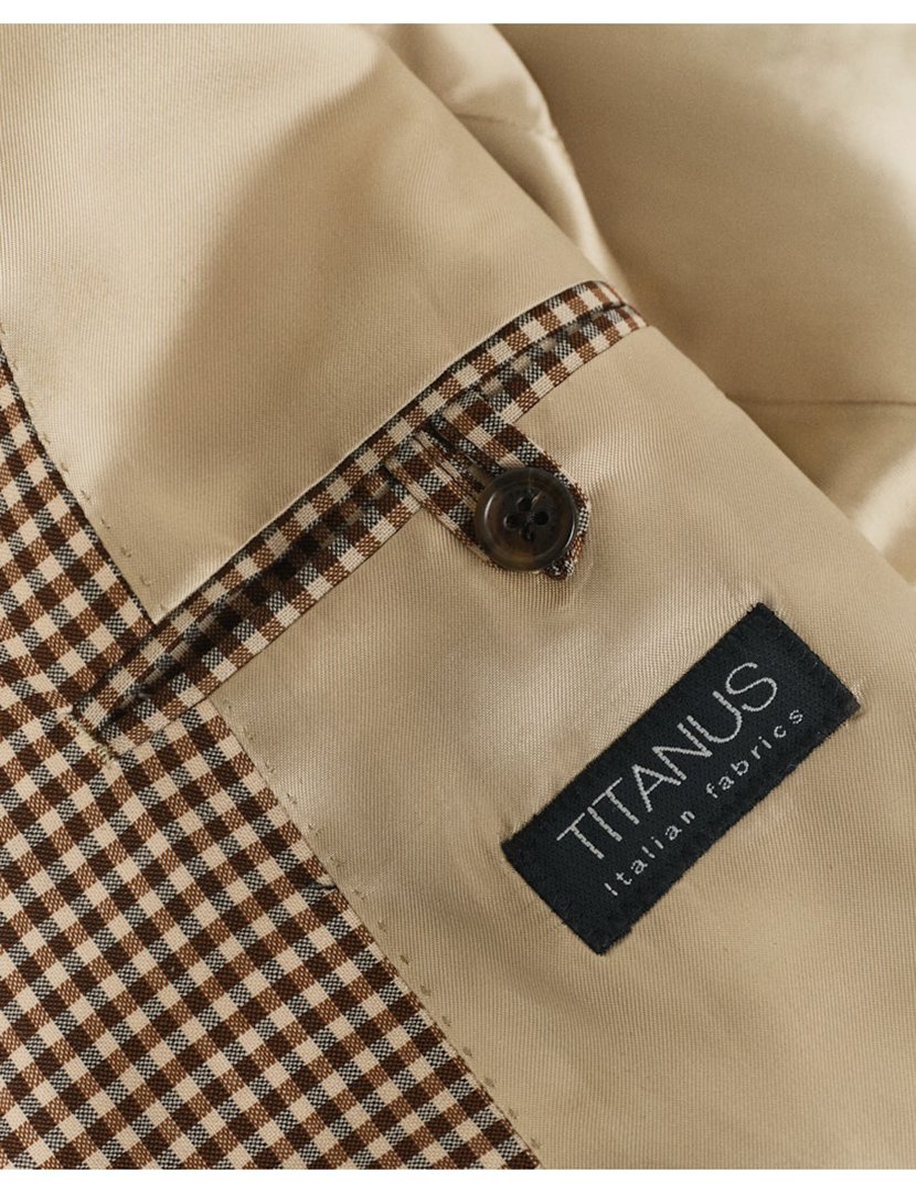 Blazer xadrez Castanho