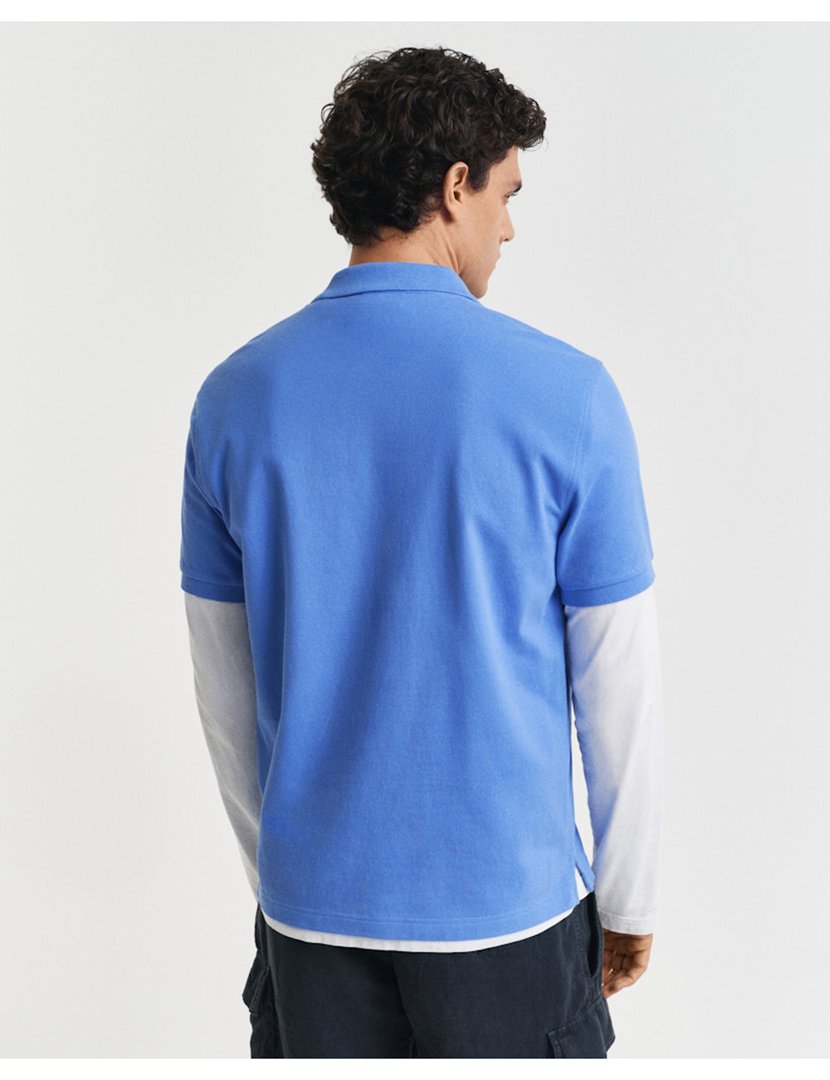 Pólo Clássico Regular Azul