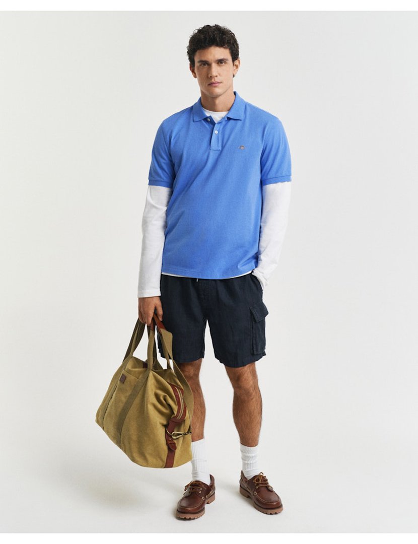 Pólo Clássico Regular Azul