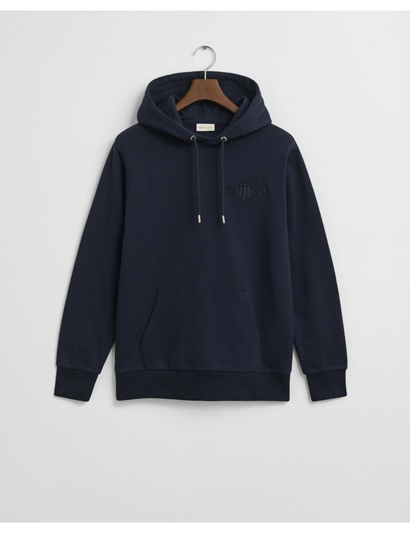 Sweatshirt tonal shield Azul