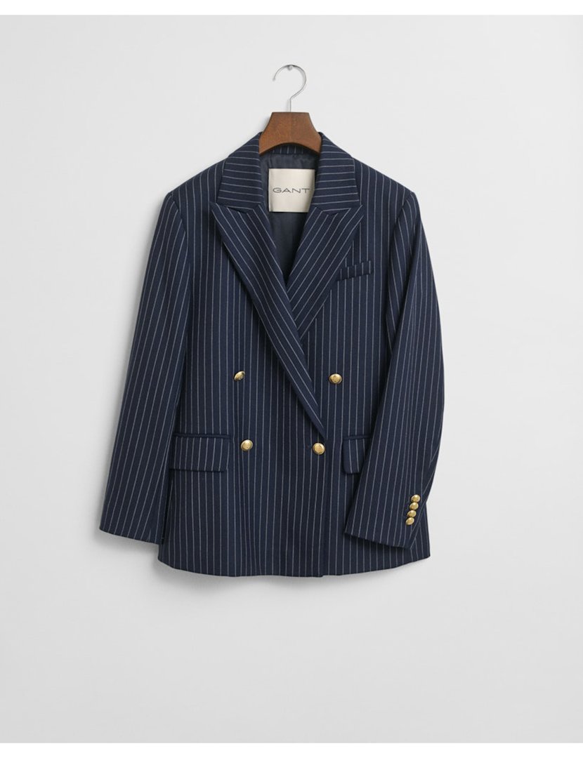 Blazer Pinstriped Club Azul