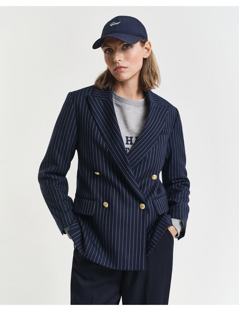 Blazer Pinstriped Club Azul
