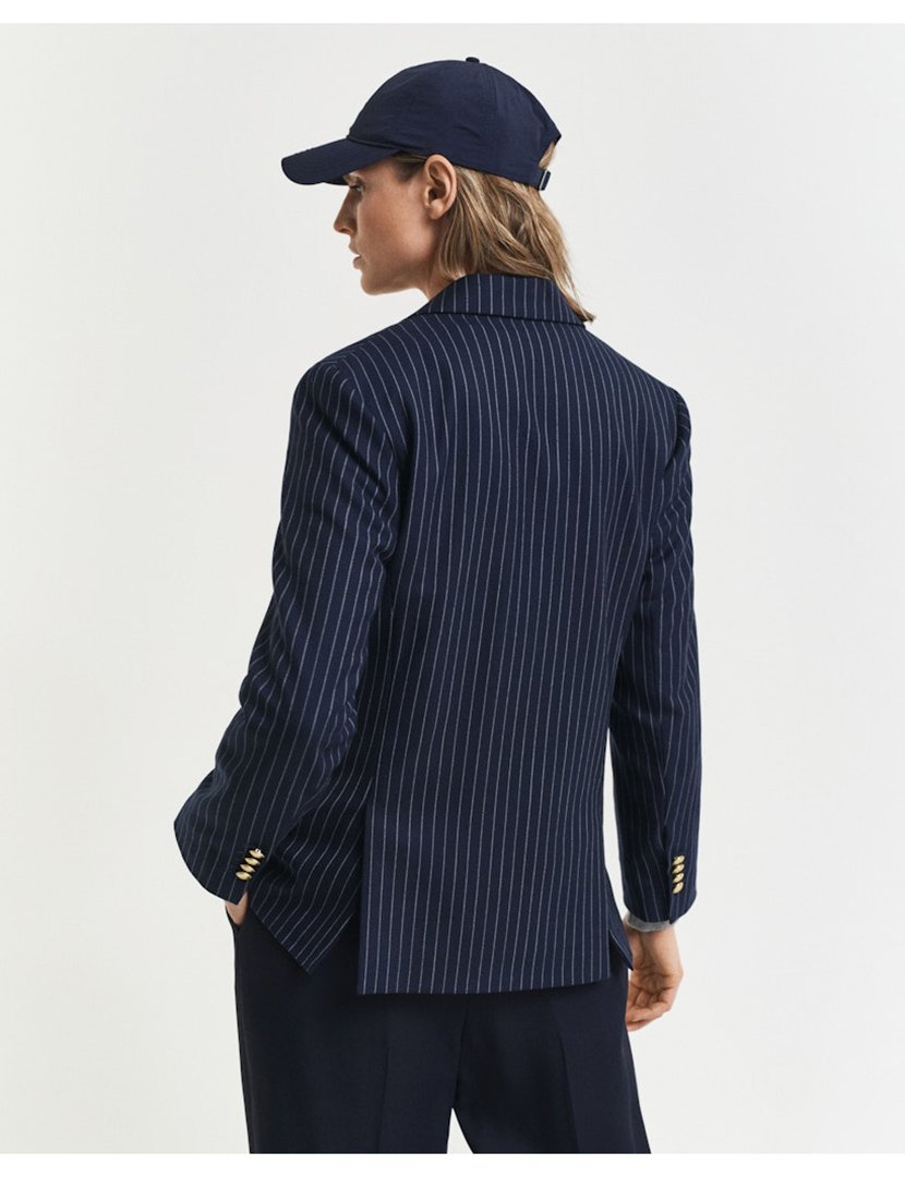 Blazer Pinstriped Club Azul