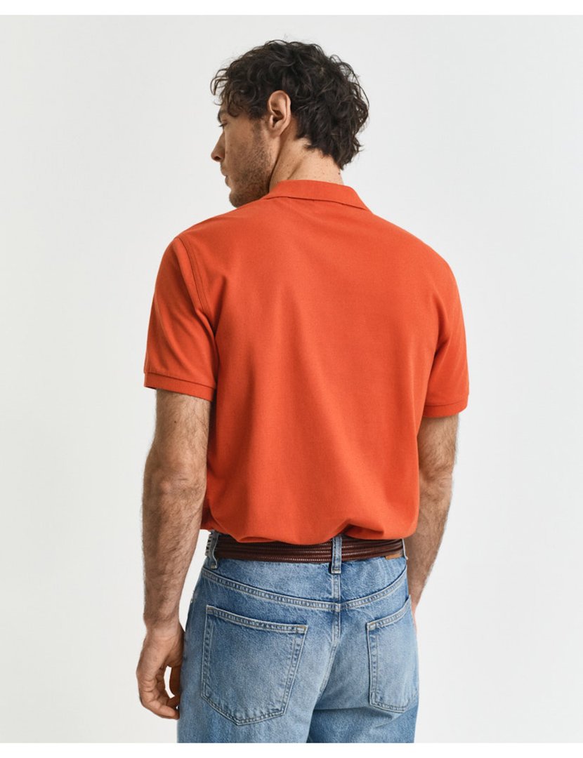 Pólo Clássico Regular Laranja