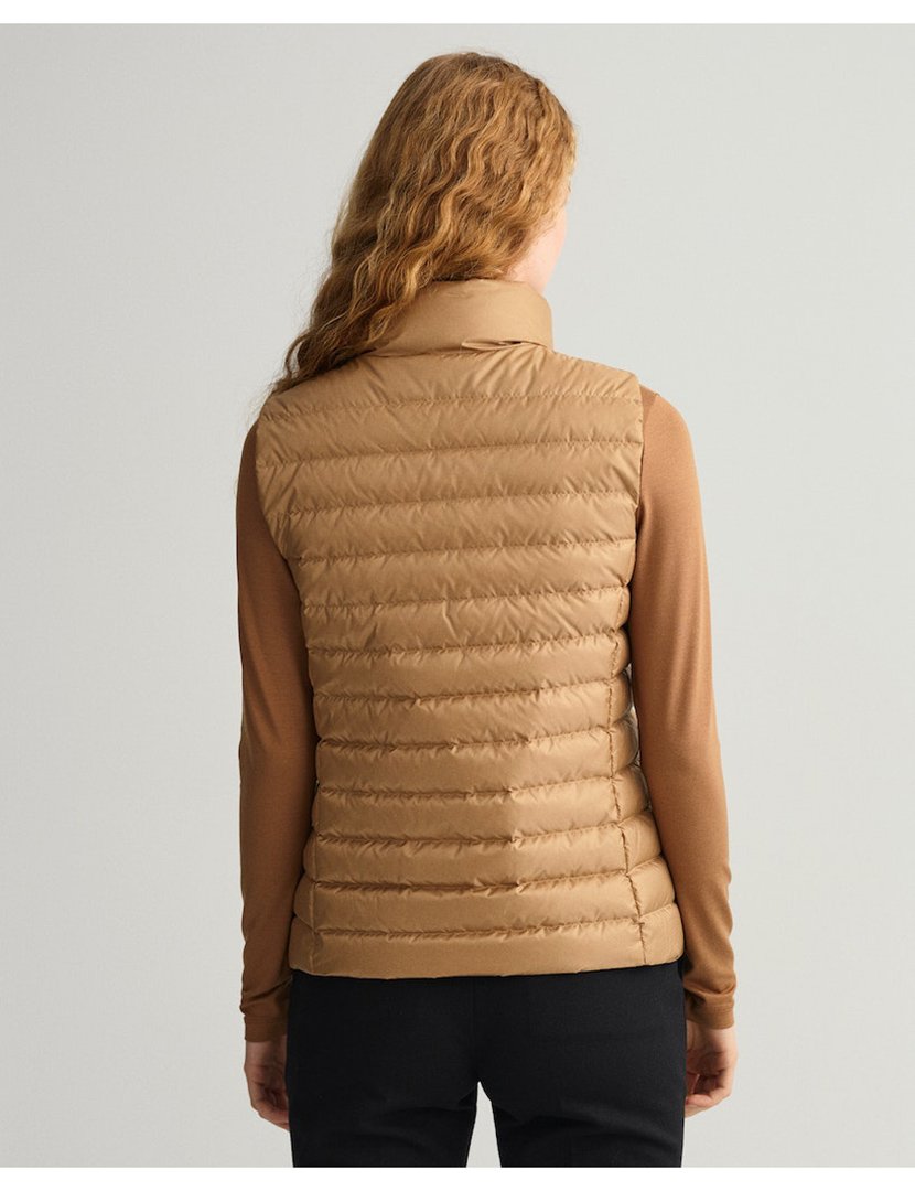 Colete acolchoado Castanho