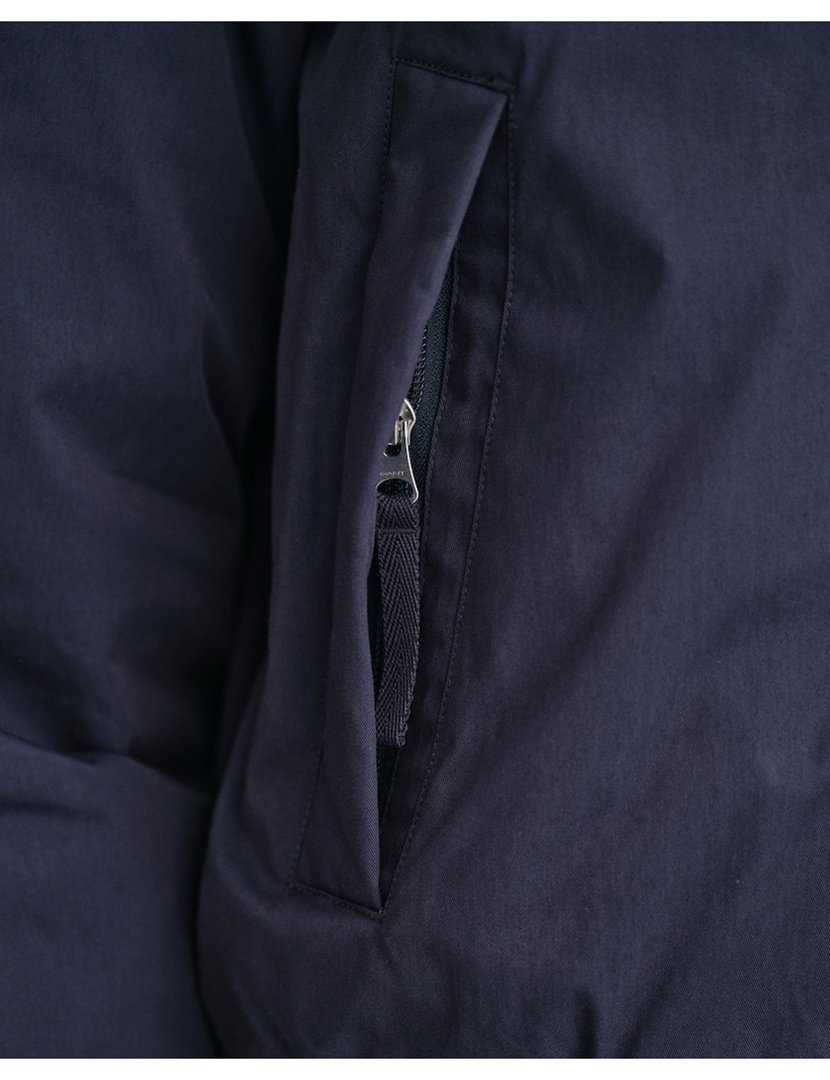 Parka de inverno curta Azul