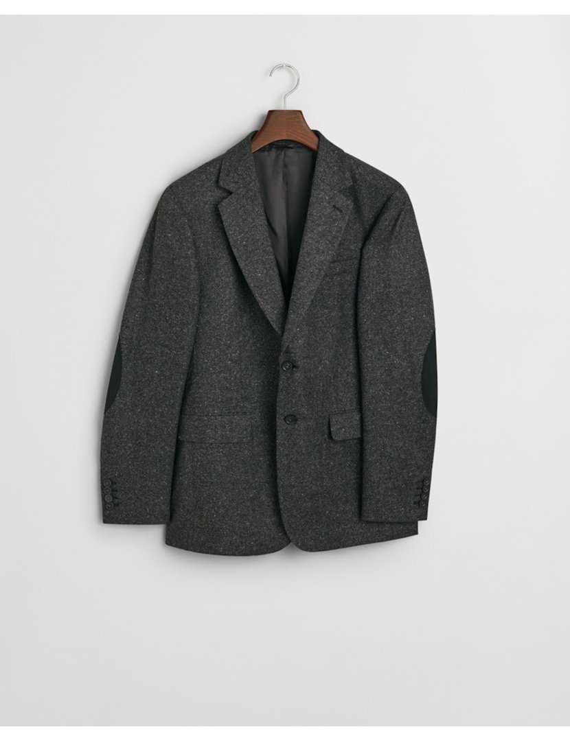 Blazer de Fato slim fit Cinzento