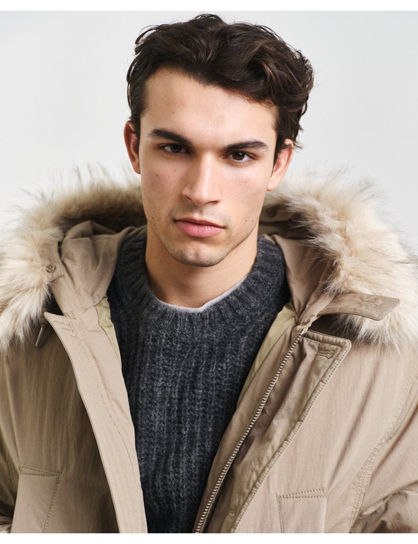 Parka Winter Down Castanho