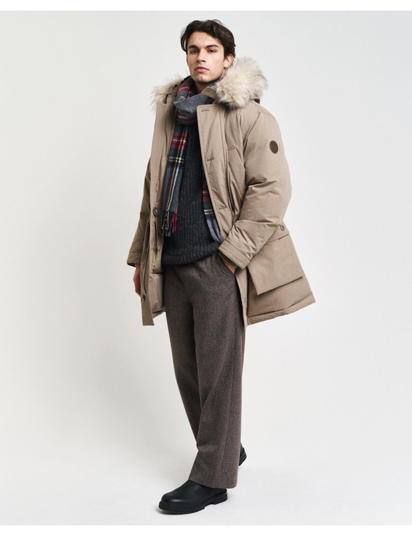 Parka Winter Down Castanho