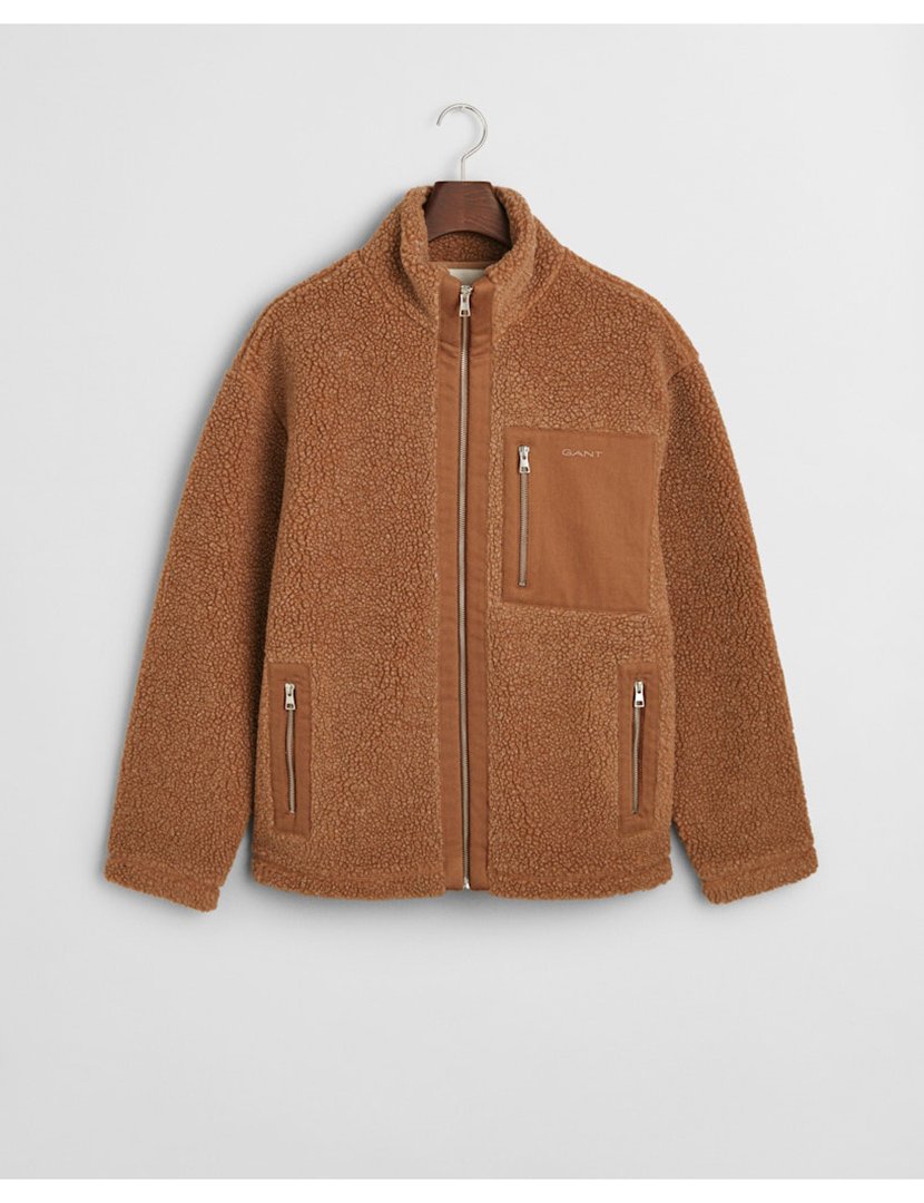 Casaco polar Castanho