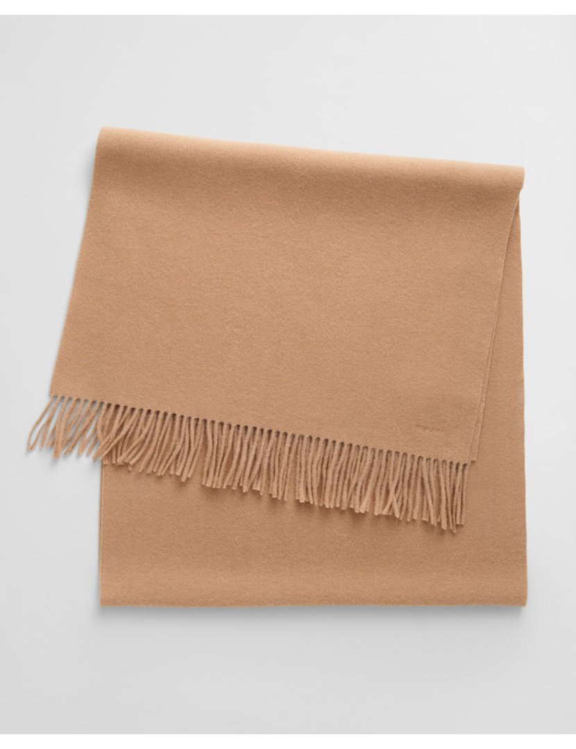 Cachecol de lã Castanho