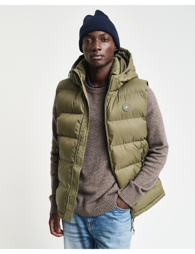 Colete acolchoado active cloud Verde