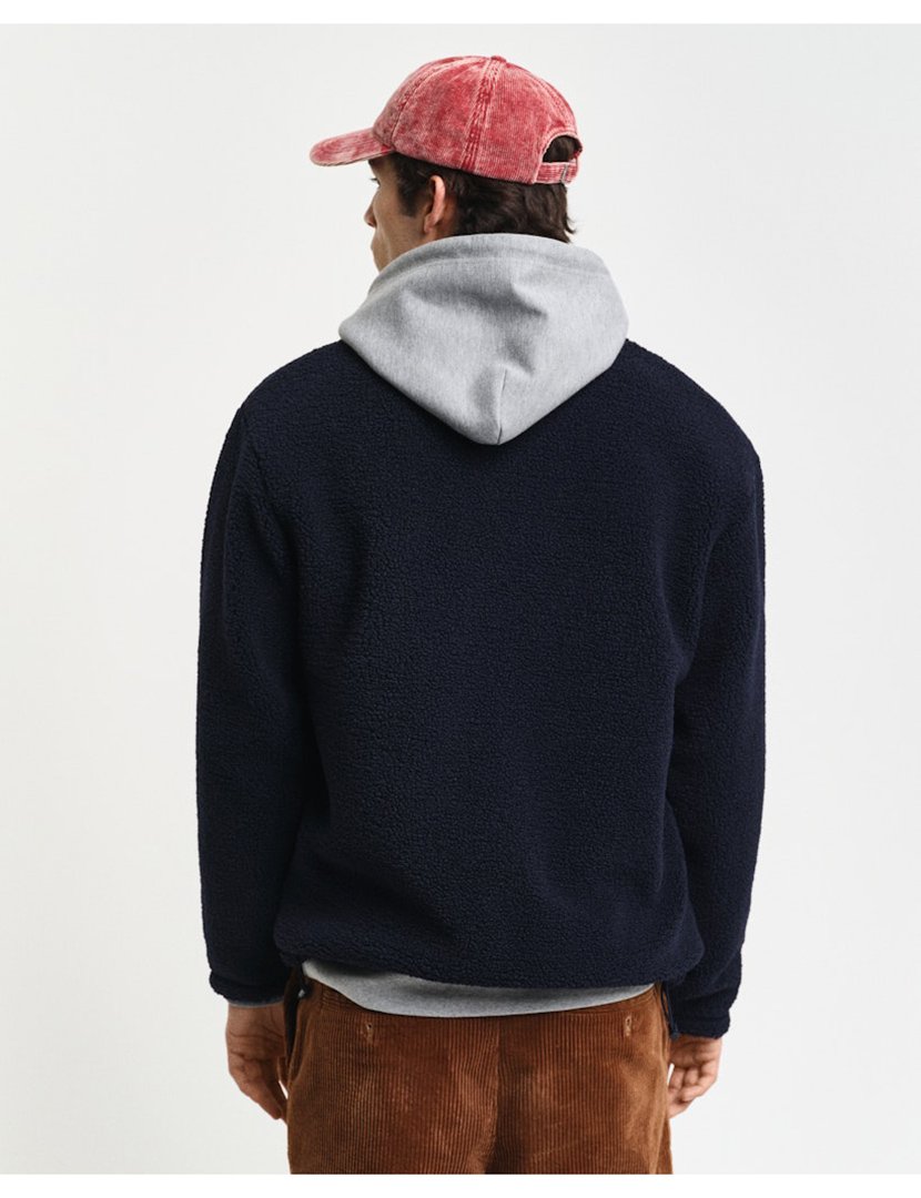 Casaco polar reversível Azul